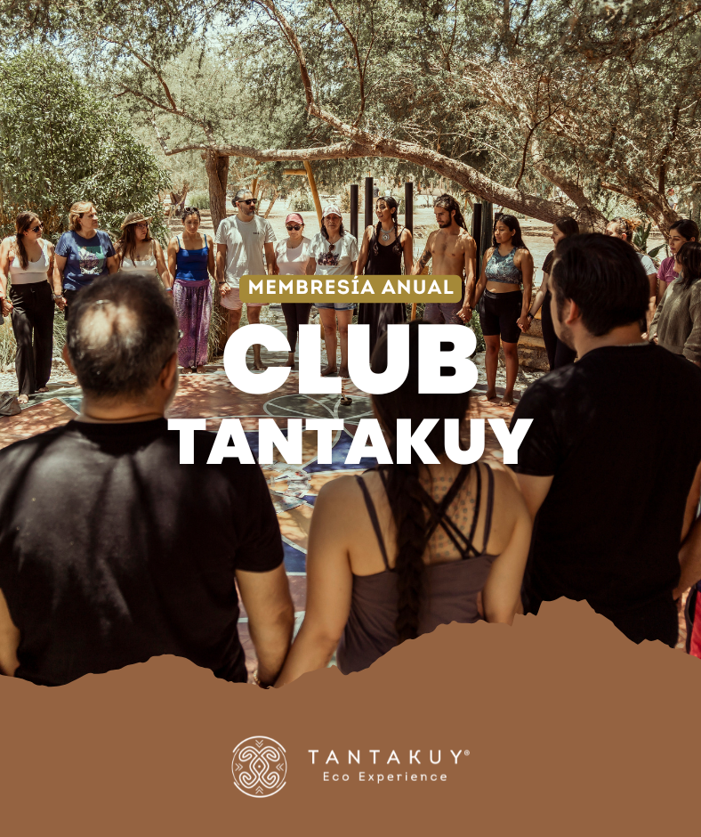 Club Tantakuy: membresía anual con noches de alojamiento con descuento, terapias exclusivas y beneficios por referidos en el desierto de Tarapacá.